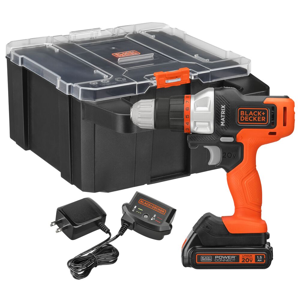 20V MAX *POWERCONNECT? MATRIX? Cordless Drill with Storage Case, Battery and Charger Included