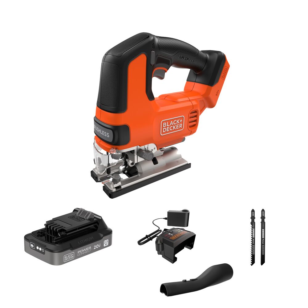 20V MAX* POWERCONNECT? Cordless Brushless Jig Saw Kit (Battery & Charger Included)