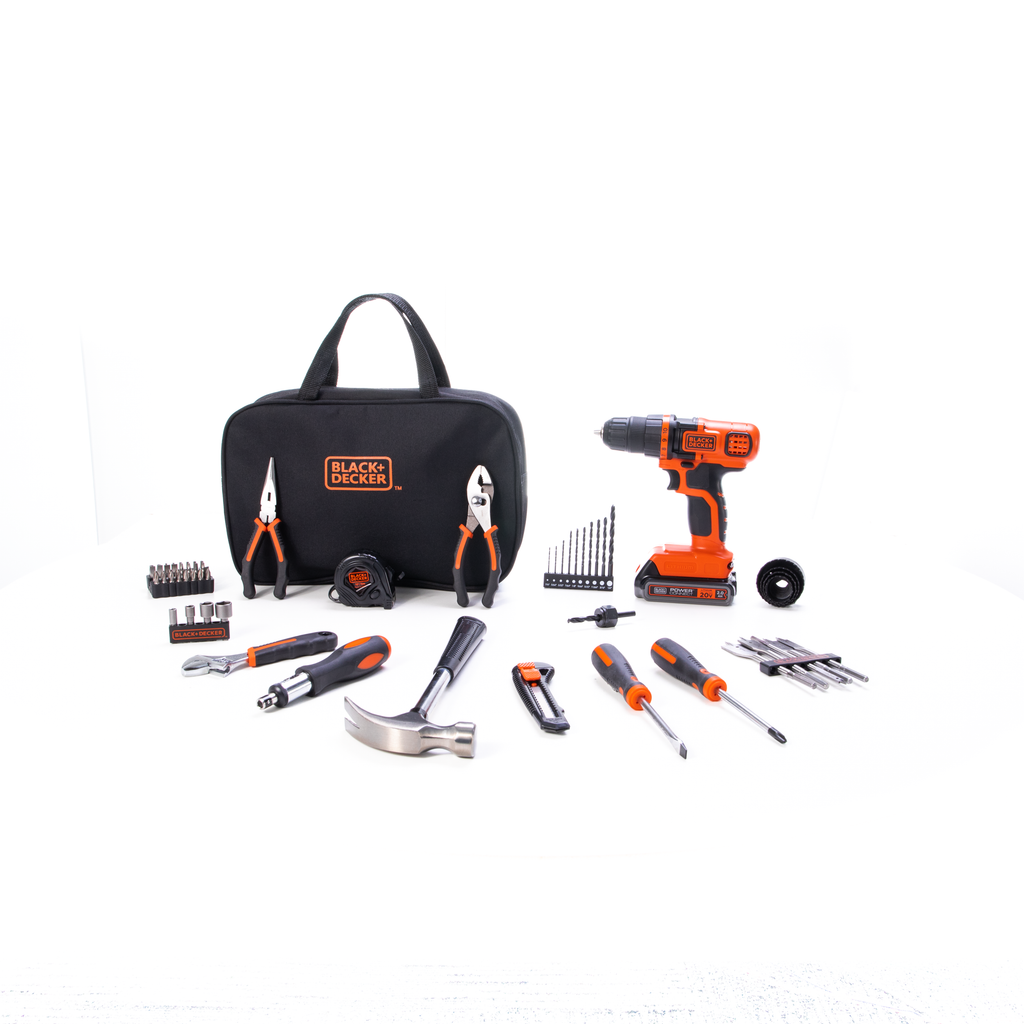20V MAX* POWERCONNECT? Cordless Drill/Driver With 68-Piece Project Kit and Tool Bag, Battery and Charger Included