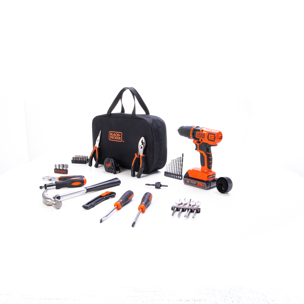 20V MAX* POWERCONNECT? Cordless Drill/Driver With 68-Piece Project Kit and Tool Bag, Battery and Charger Included