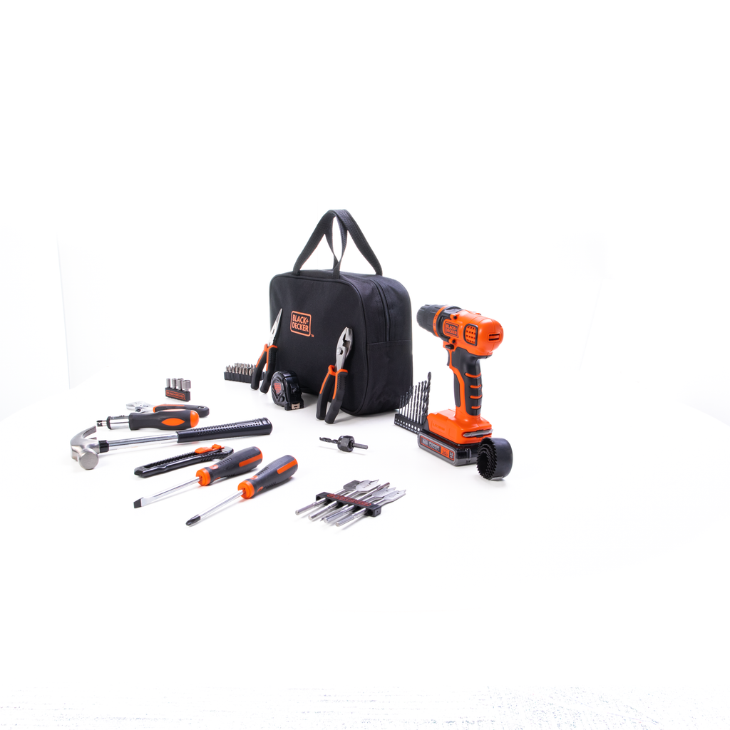 20V MAX* POWERCONNECT? Cordless Drill/Driver With 68-Piece Project Kit and Tool Bag, Battery and Charger Included