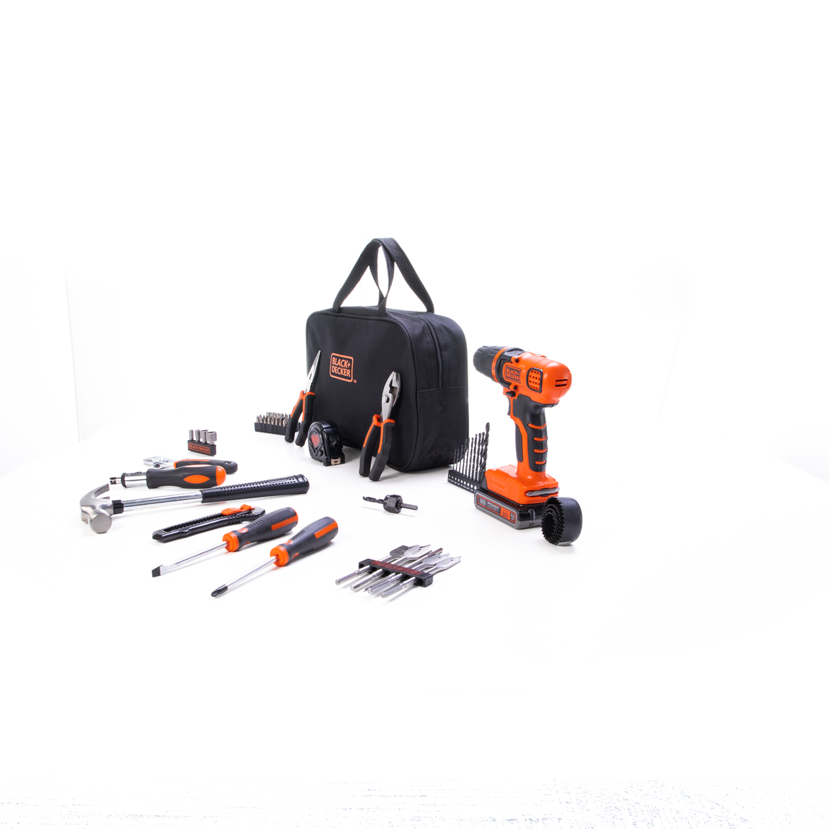 20V MAX* POWERCONNECT? Cordless Drill/Driver With 68-Piece Project Kit and Tool Bag, Battery and Charger Included