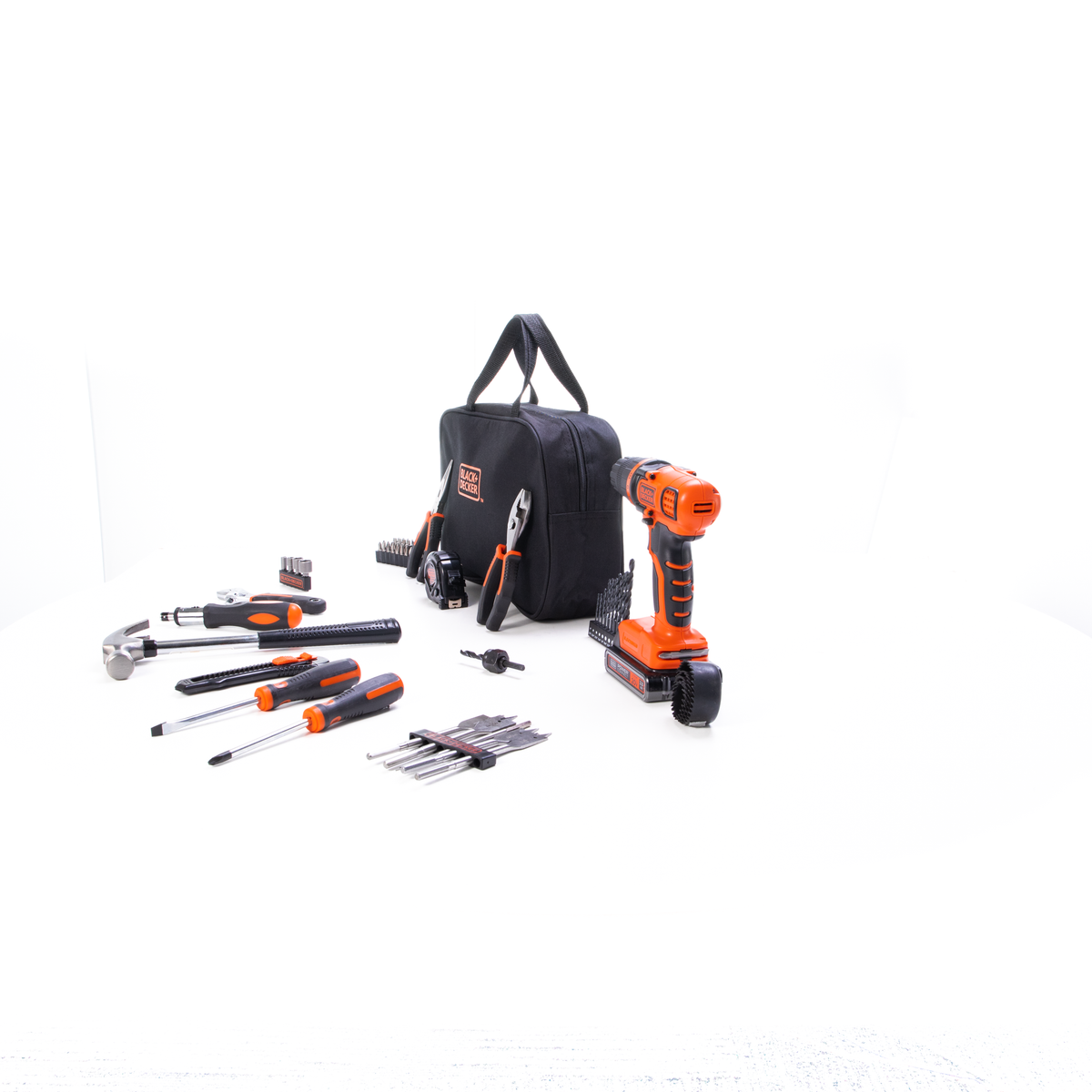 20V MAX* POWERCONNECT? Cordless Drill/Driver With 68-Piece Project Kit and Tool Bag, Battery and Charger Included