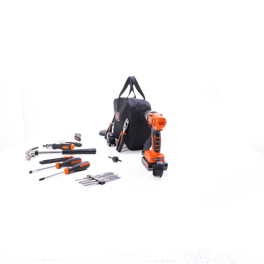 20V MAX* POWERCONNECT? Cordless Drill/Driver With 68-Piece Project Kit and Tool Bag, Battery and Charger Included