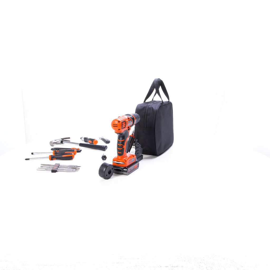 20V MAX* POWERCONNECT? Cordless Drill/Driver With 68-Piece Project Kit and Tool Bag, Battery and Charger Included