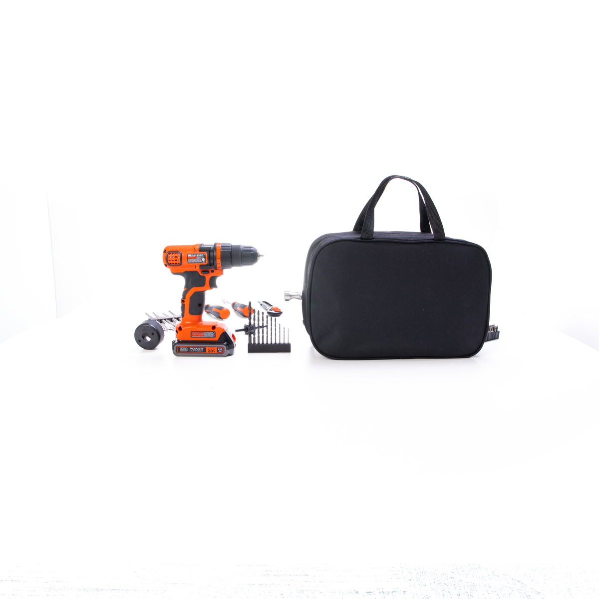 20V MAX* POWERCONNECT? Cordless Drill/Driver With 68-Piece Project Kit and Tool Bag, Battery and Charger Included