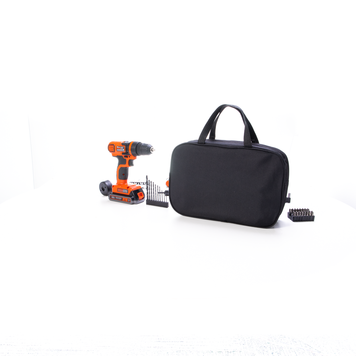 20V MAX* POWERCONNECT? Cordless Drill/Driver With 68-Piece Project Kit and Tool Bag, Battery and Charger Included