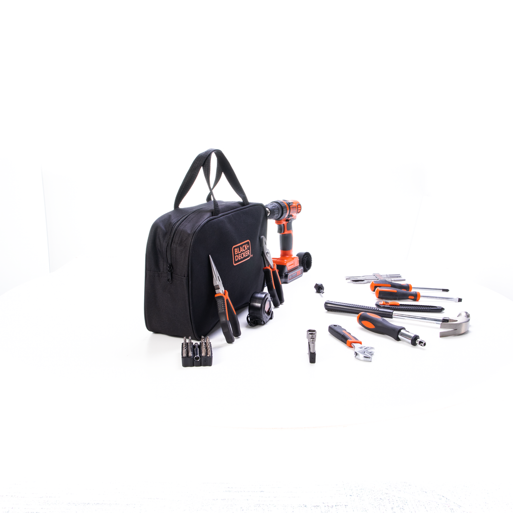 20V MAX* POWERCONNECT? Cordless Drill/Driver With 68-Piece Project Kit and Tool Bag, Battery and Charger Included