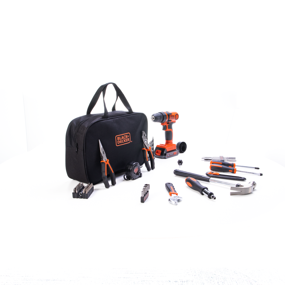 20V MAX* POWERCONNECT? Cordless Drill/Driver With 68-Piece Project Kit and Tool Bag, Battery and Charger Included