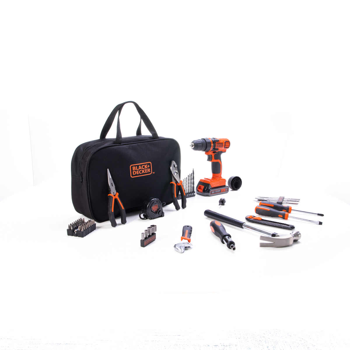 20V MAX* POWERCONNECT? Cordless Drill/Driver With 68-Piece Project Kit and Tool Bag, Battery and Charger Included