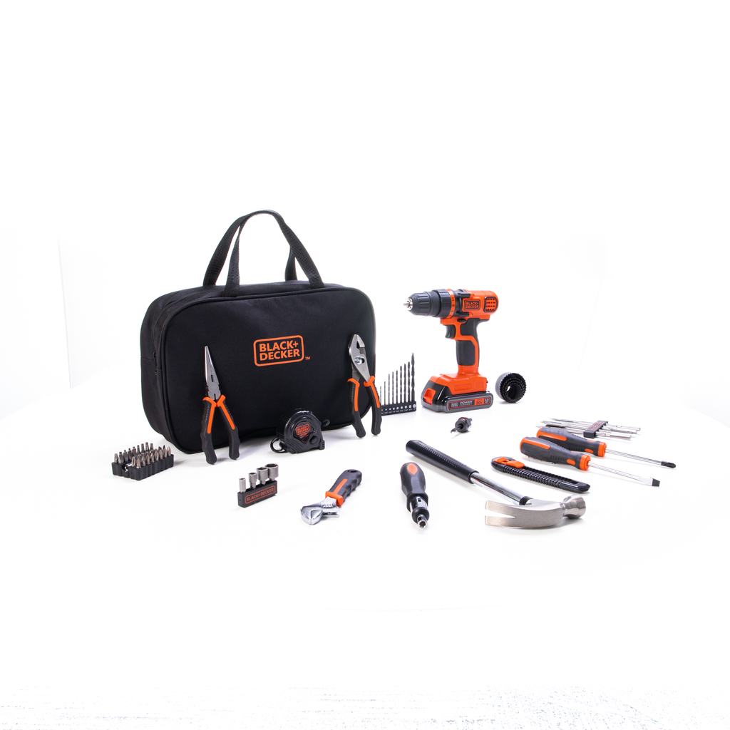 20V MAX* POWERCONNECT? Cordless Drill/Driver With 68-Piece Project Kit and Tool Bag, Battery and Charger Included